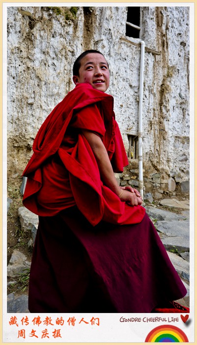 藏传佛教的僧人们