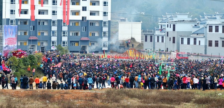 长兴堡镇九龙村盛大接龙活动