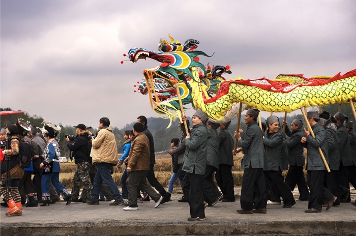 松桃滚龙艺术一组