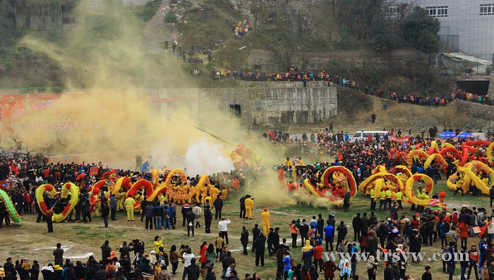 2014正月十一石阡毛龙节