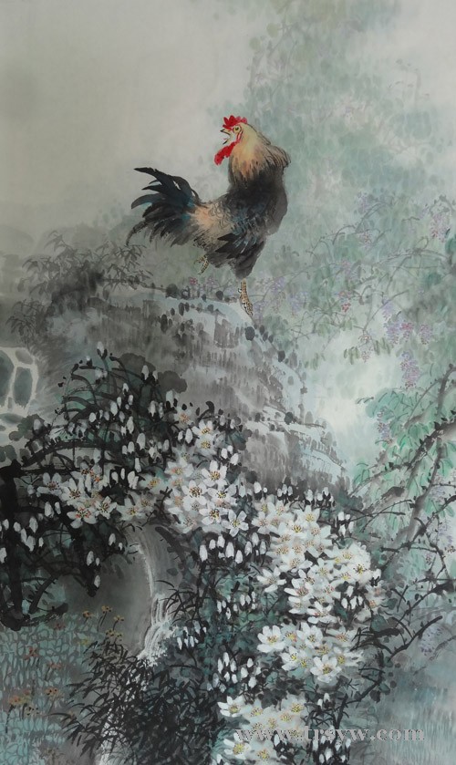 张裕学国画作品