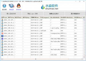 水淼网站日志分析助手V2.0.0.0破解版