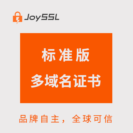 拉萨JoySSL标准版多域名证书